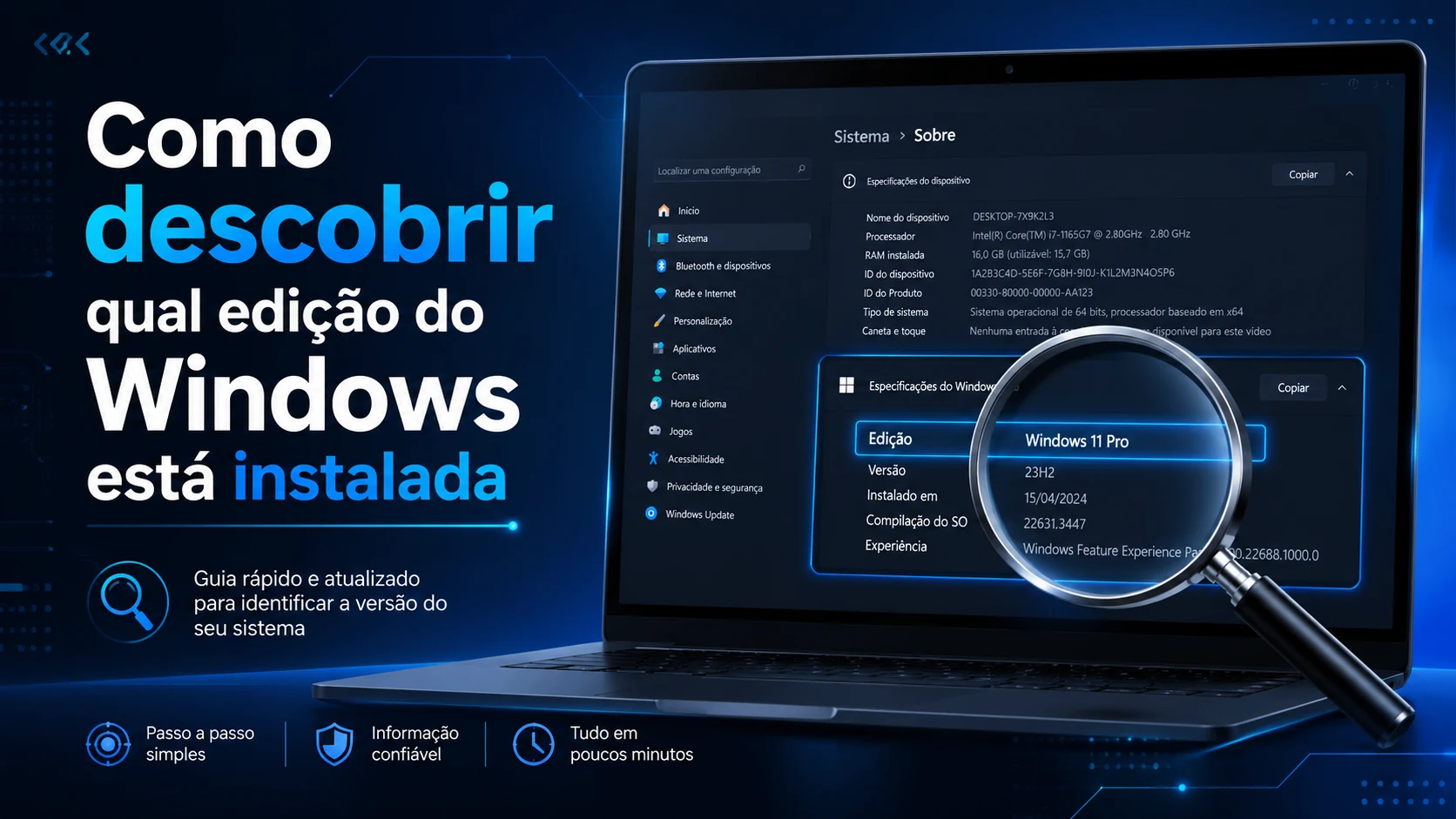 Como descobrir qual edição do Windows está instalada